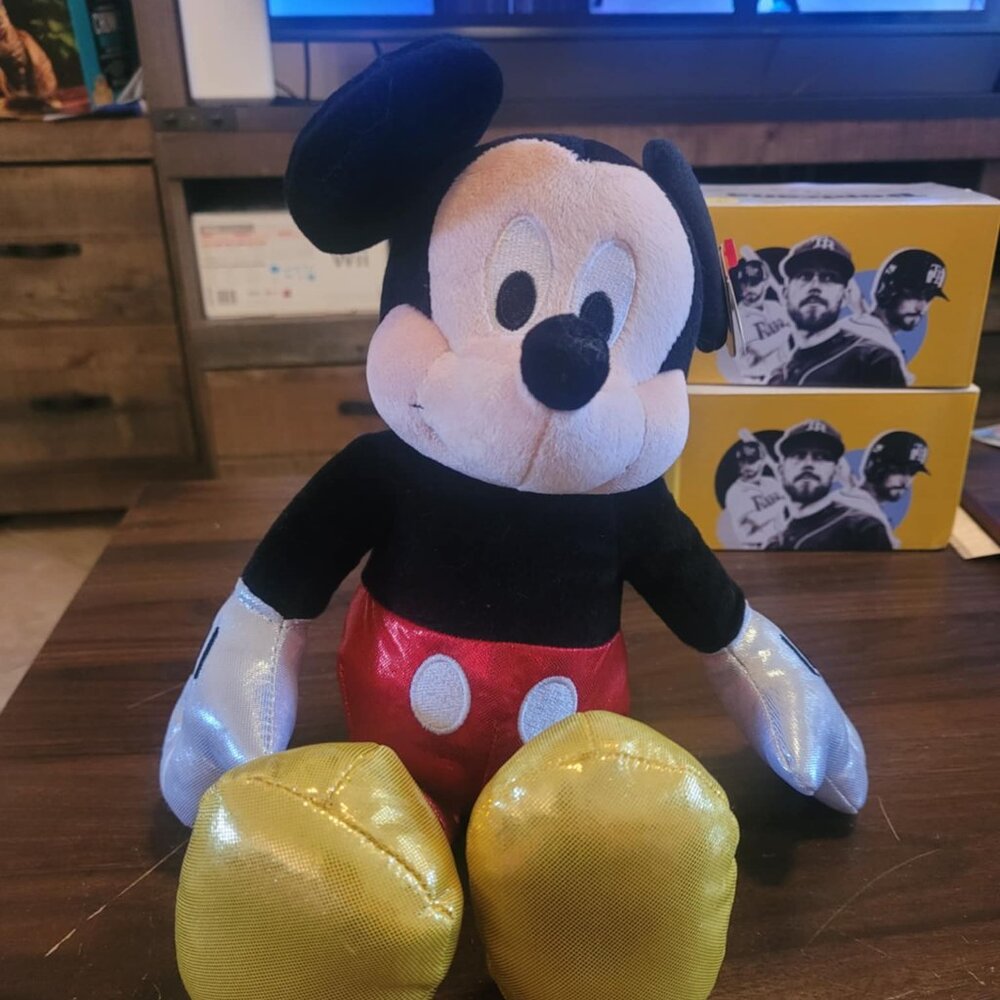 NEW TY Sparkle MICKEY MOUSE - 13" Tall Beanie Buddies Collection DISNEY NWT